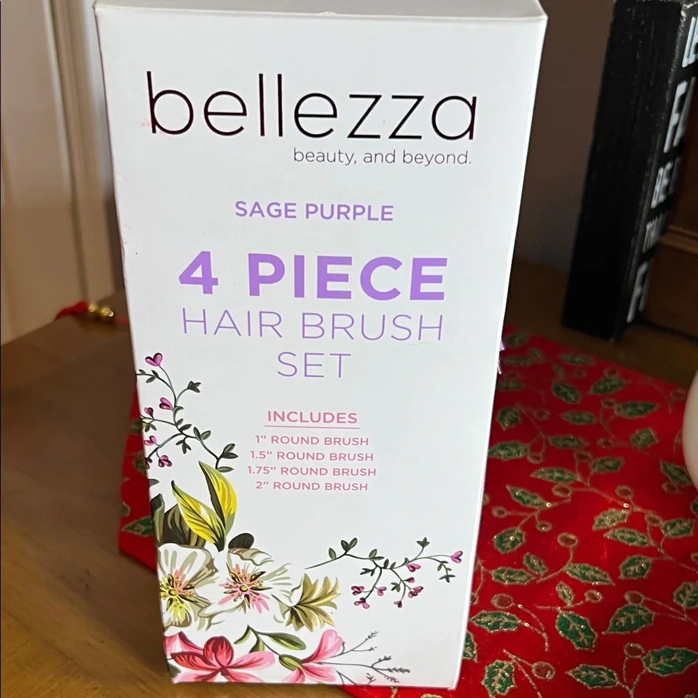 Bellezza Hair Brush Set Purple NWT - Picture 2 of 3